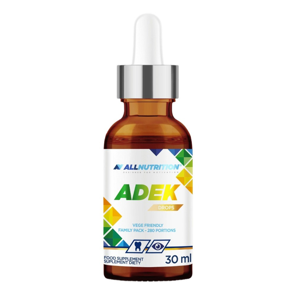 Allnutrition ADEK w Kroplach Kompleks Witamin A D E K na Odporność 30ml
