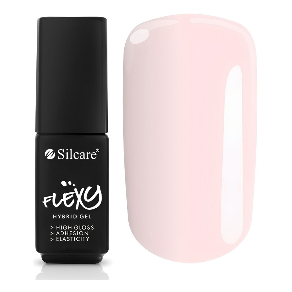 Silcare Flexy lakier hybrydowy UV/LED 177 Frosted Pink 4.5g