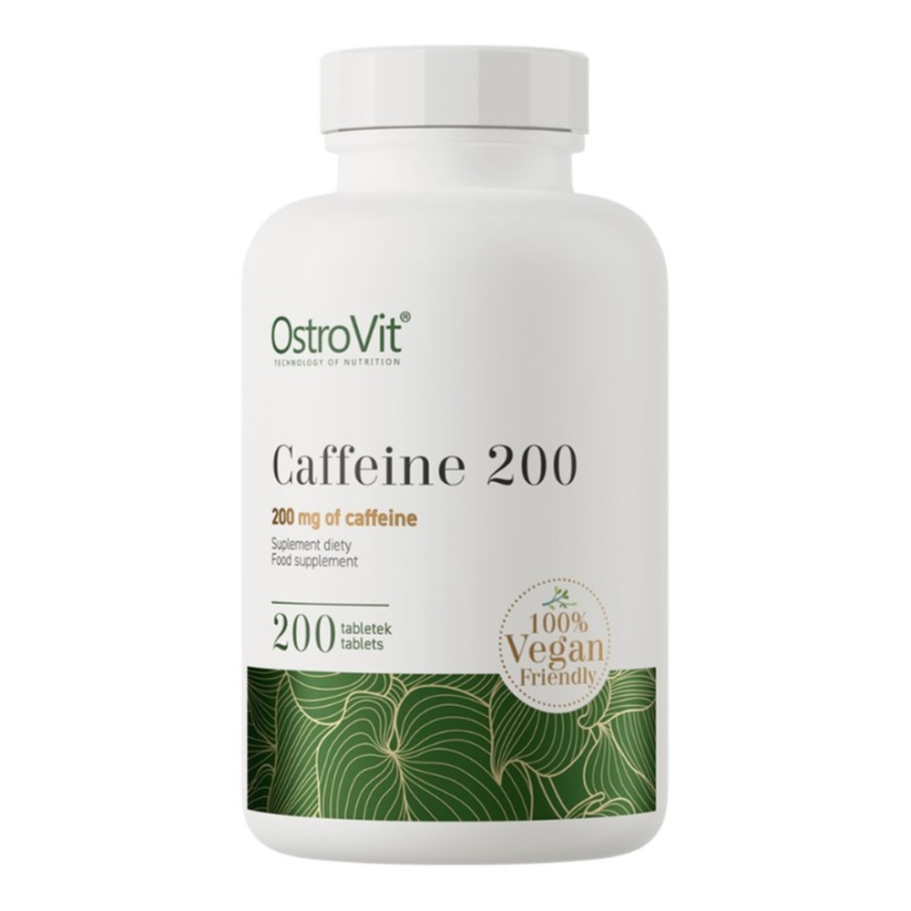 OstroVit Caffeine 200, 200mg - 200 tablets
