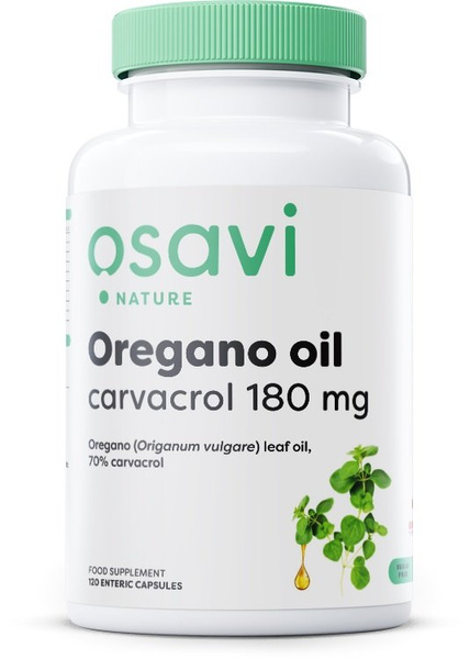 Osavi Olejek z Oregano Karwakrol 180mg 120 kapsułek dojelitowych