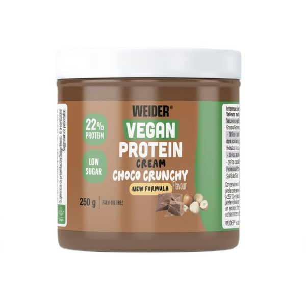 Weider Vegan Protein Cream, Choco Crunchy - 250g