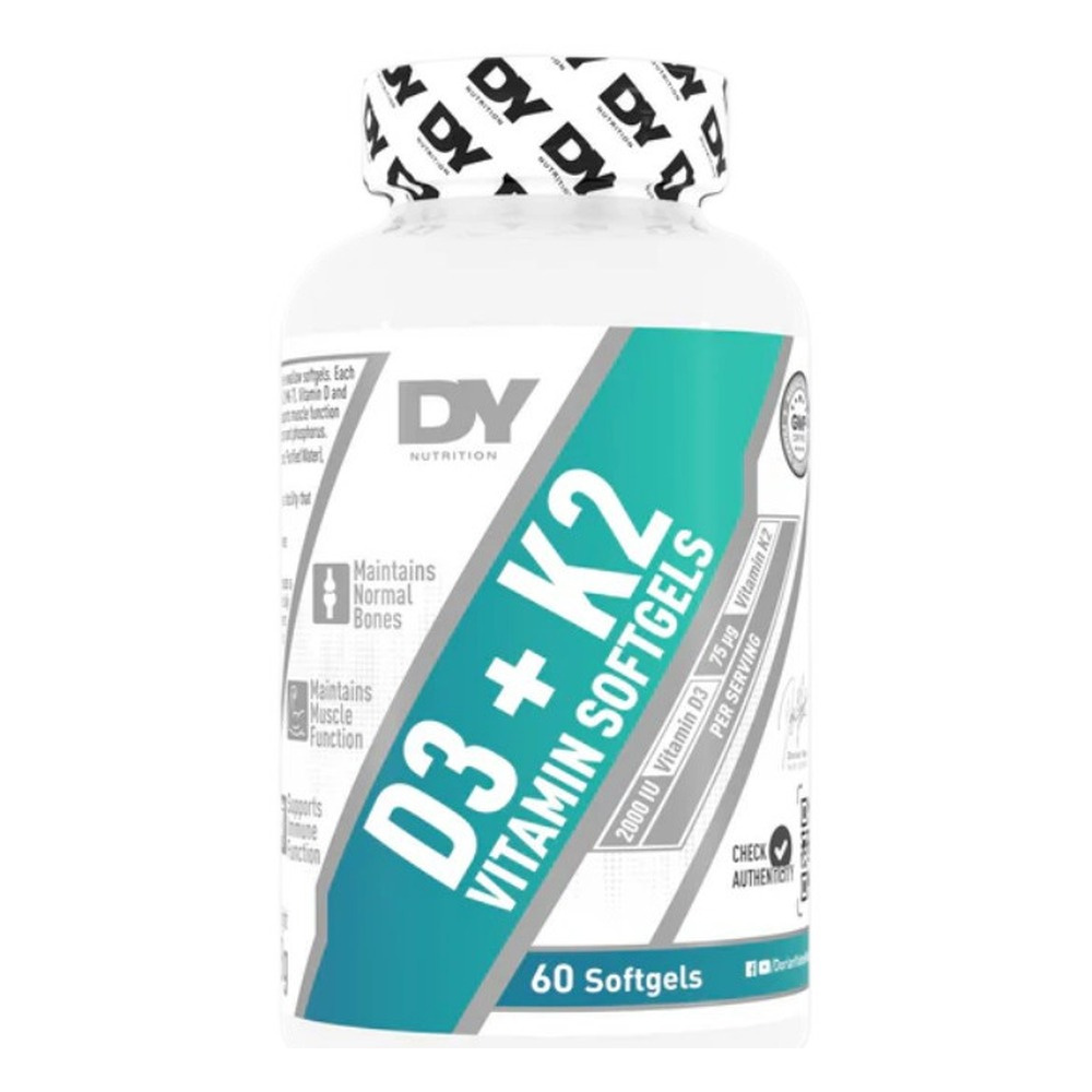 Dorian Yates Witamina D3+K2 60 Kapsułek Miękkich