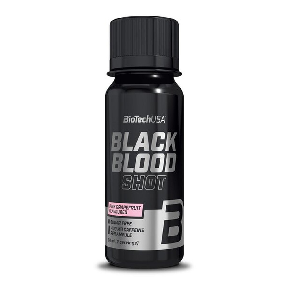 BioTechUSA Black Blood Shot Black Series Przedtreningówka w Shocie Na Motywację 20 x 60ml