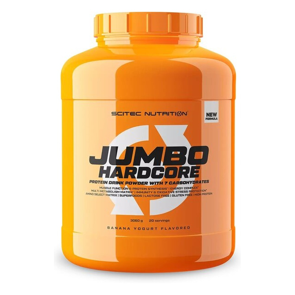 SciTec Jumbo Hardcore, Banana Yogurt - 3060g
