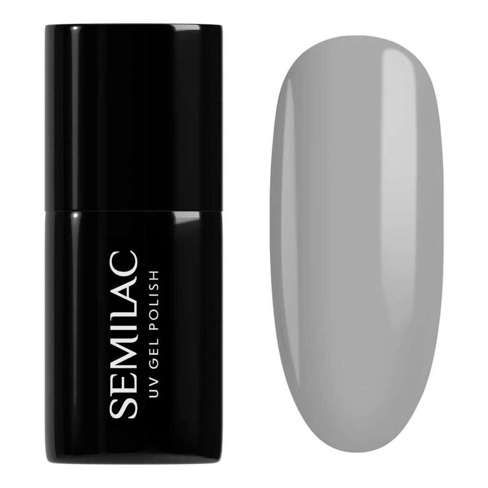 Semilac Black & White Lakier Hybrydowy 105 Stylish Gray 7ml