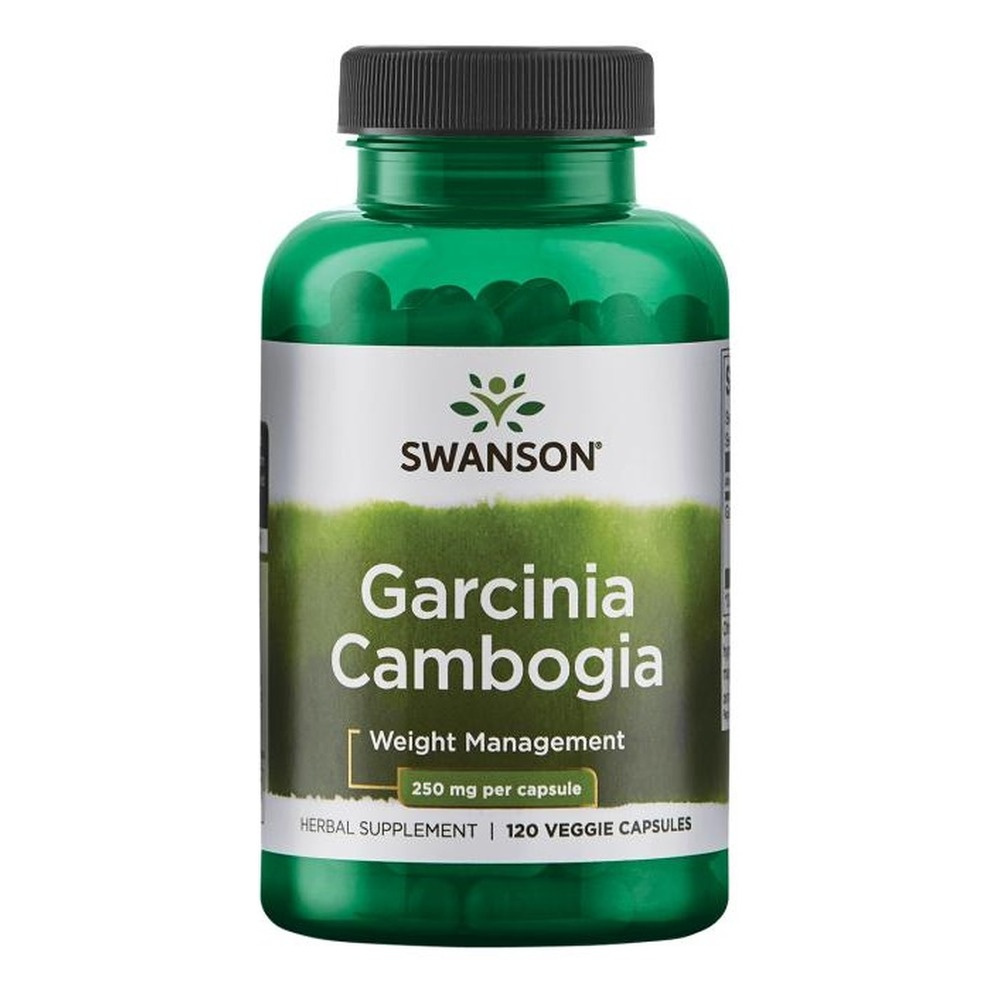 Swanson Garcinia Cambogia 250mg Tamaryndowiec na Kontrolę Wagi 120 Kapsułek