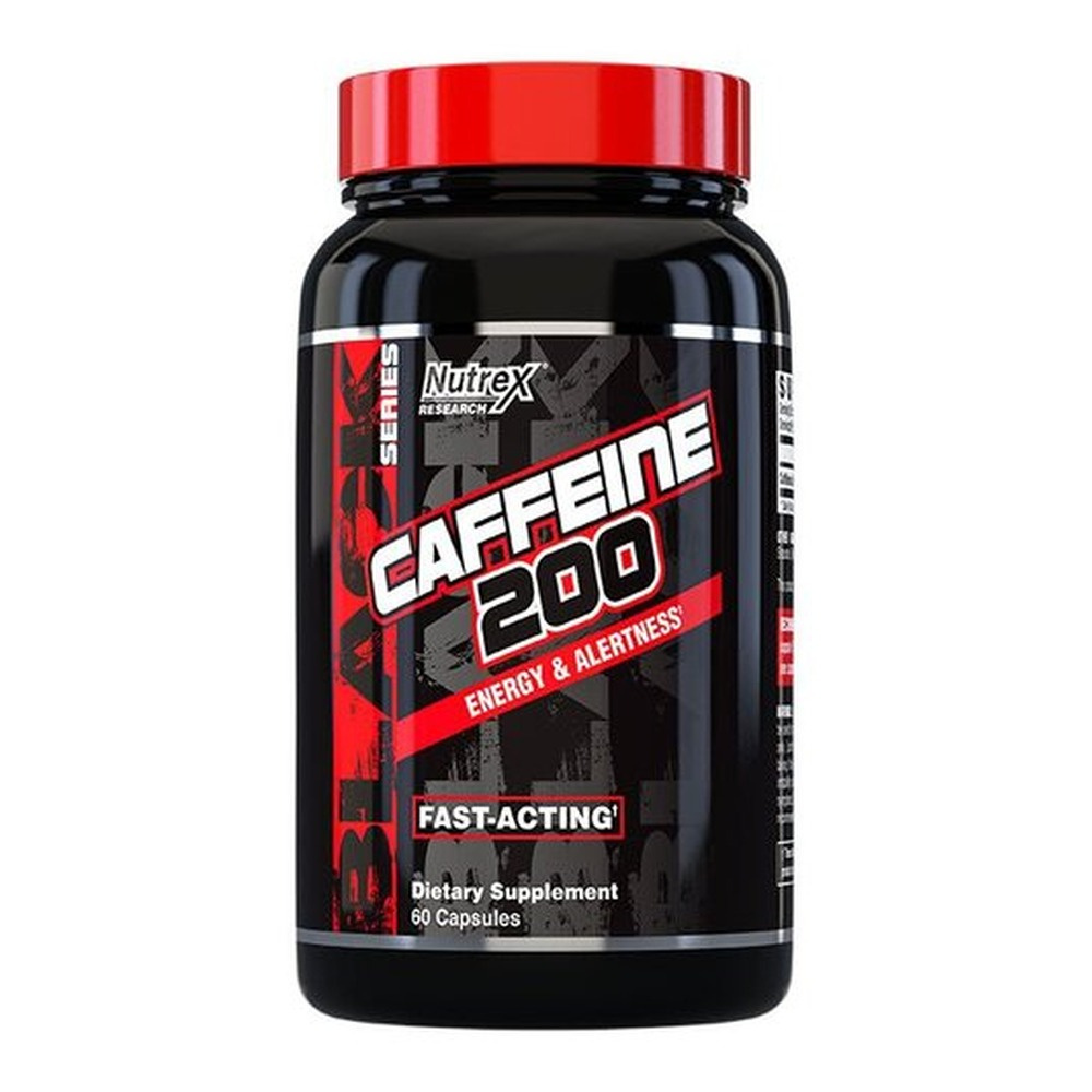 Nutrex Kofeina 200 Suplement z Kofeiną na Energię i Koncentrację 60 Kapsułek