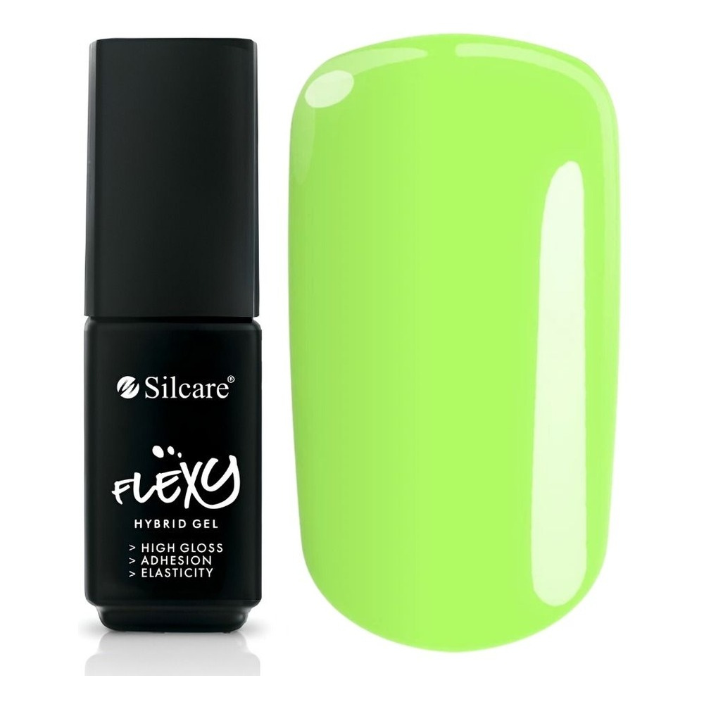 Silcare Flexy lakier hybrydowy UV/LED 93 Lime Jelly 4.5g
