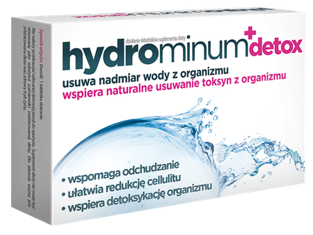 Aflofarm Hydrominum Detox Wspierający Eliminację Wody 30 Tabletek