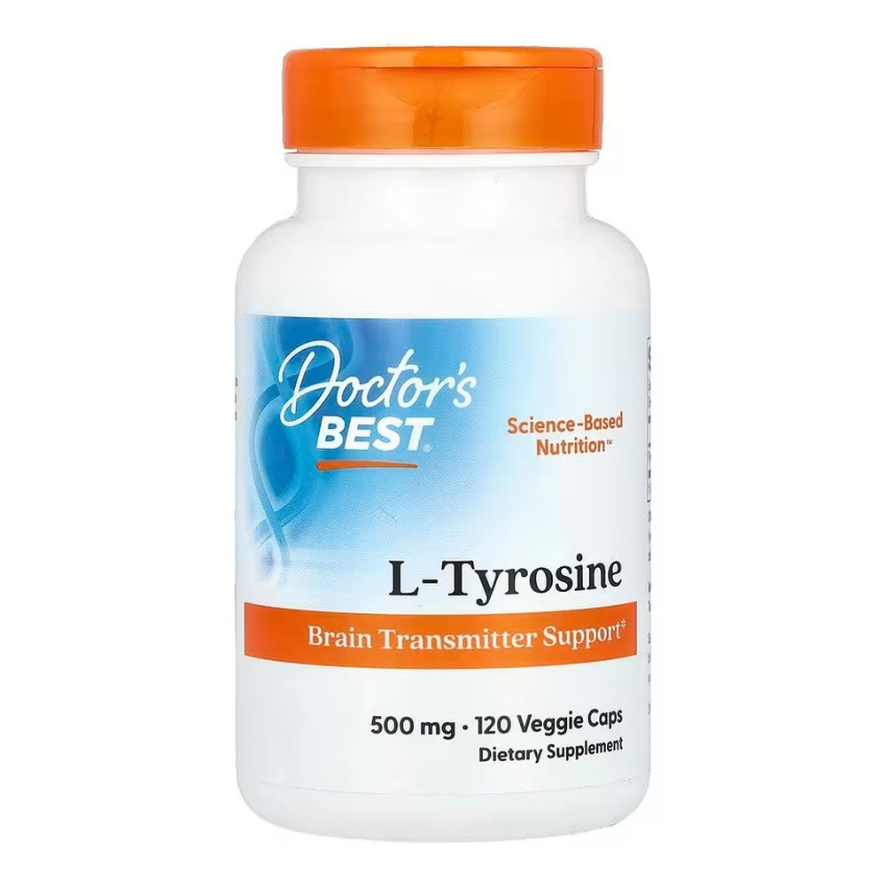 Doctor's Best L-tyrozyna, 500mg Kapsułki 120 kapsułek