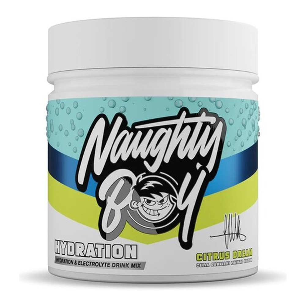 Naughty Boy Hydration Citrus Dream Napój Elektrolitowy w Proszku Na Nawodnienie i Wydajność 255g