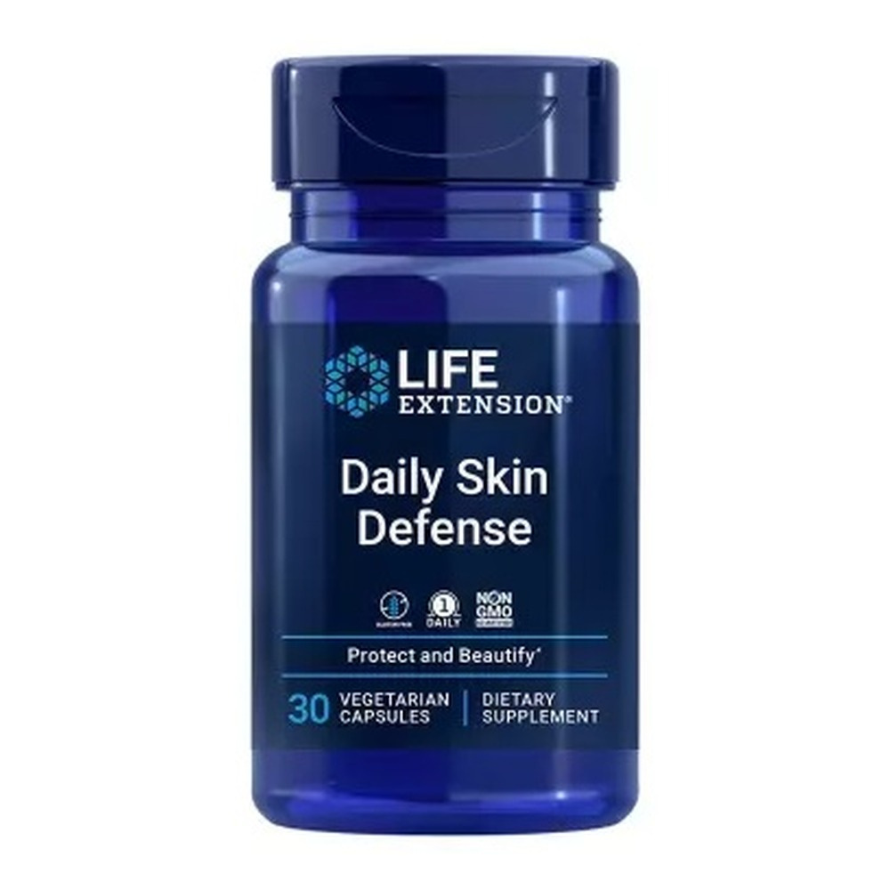Life Extension Daily Skin Defense Suplement na Zdrowie Skóry 30 Kapsułek