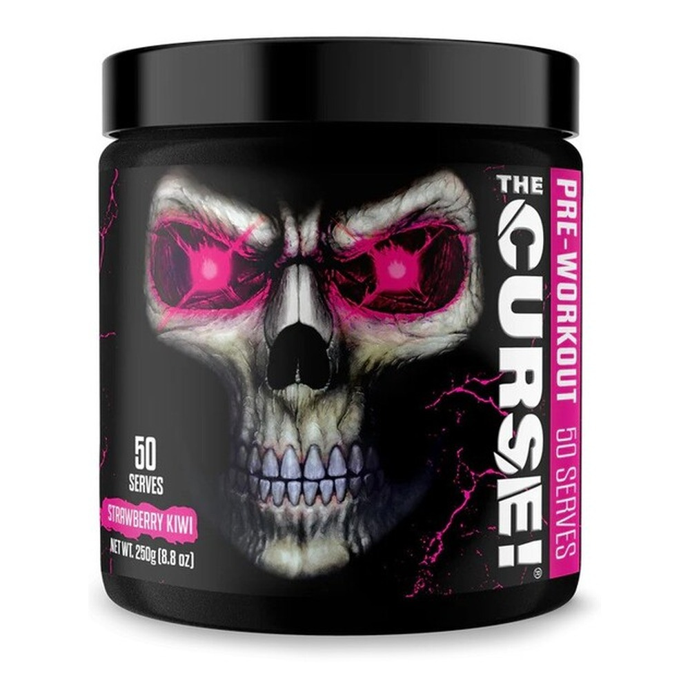JNX Sports The Curse! Przedtreningówka na Energię Skupienie i Pompę Mięśniową Truskawka Kiwi 250g