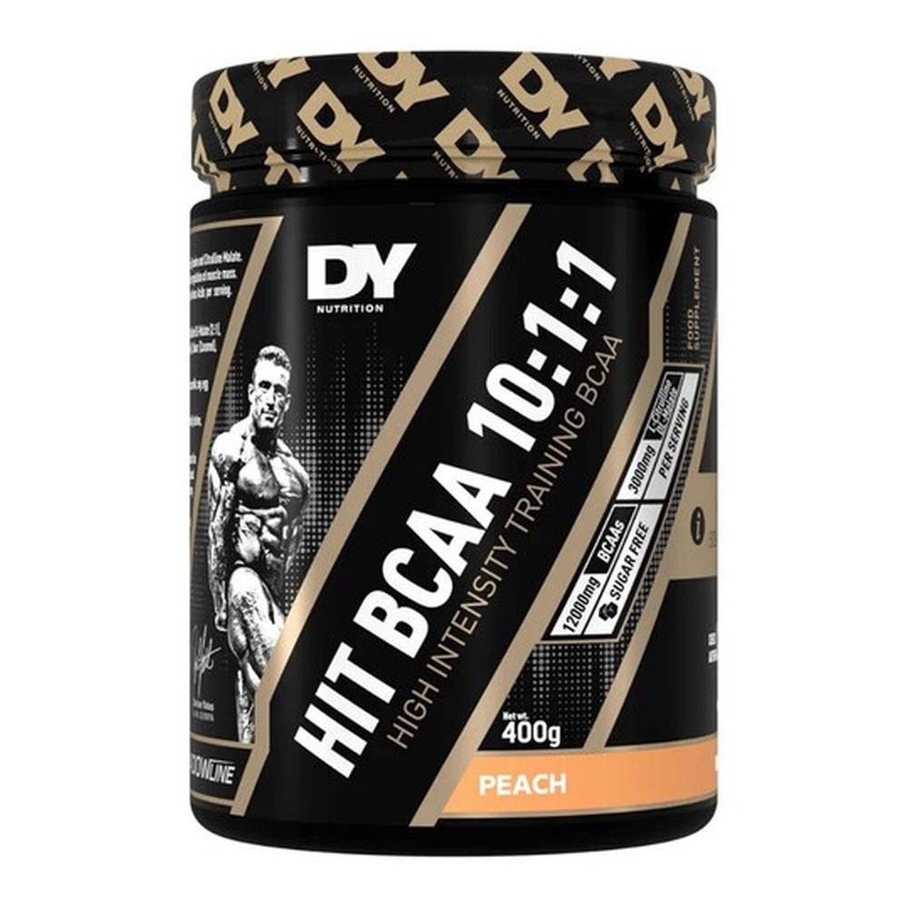 Dorian Yates HIT BCAA 10:1:1 Brzoskwiniowy BCAA w Proszku dla Sportowców 400g