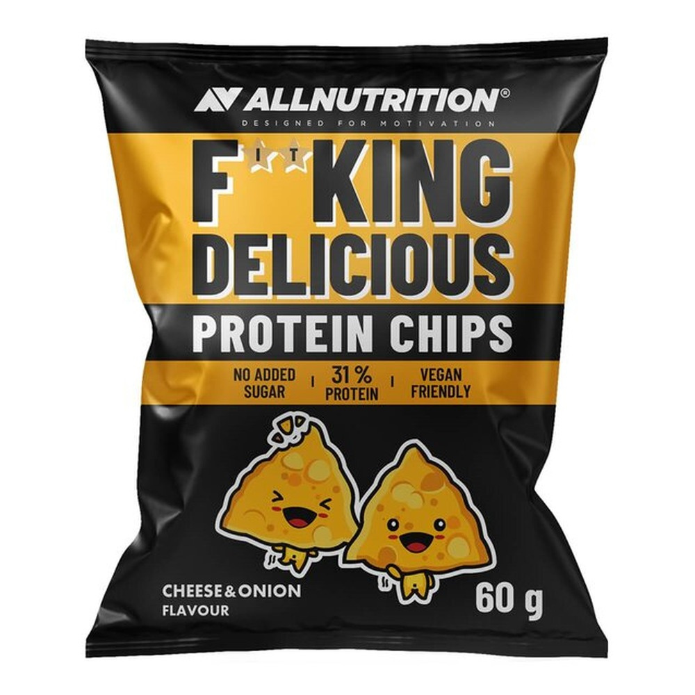 Fitking Delicious Protein Chips, Cheese and Onion - 60g