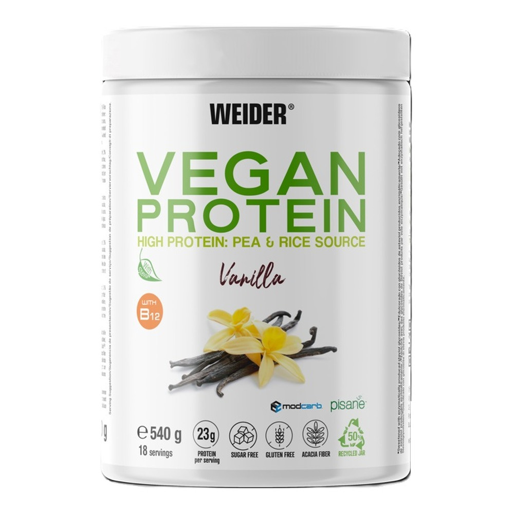 Weider Vegan Protein, Vanilla - 540g