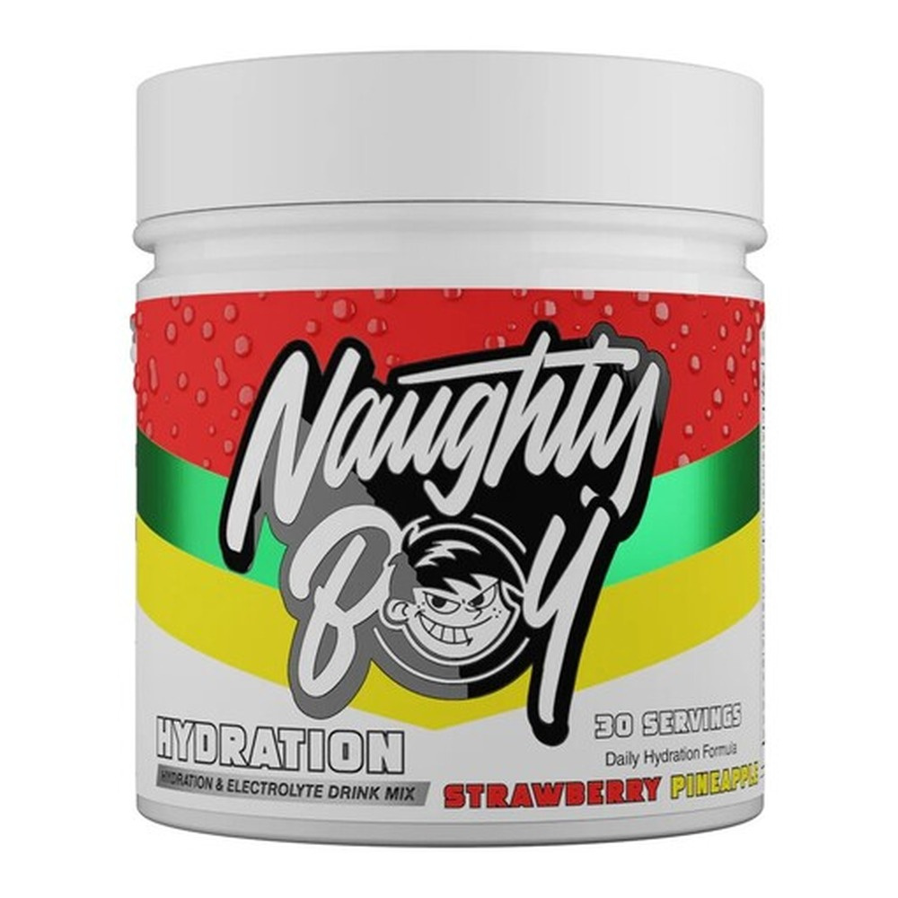 Naughty Boy Hydration Strawberry Pineapple Napój Elektrolitowy z Kreatyną 255g