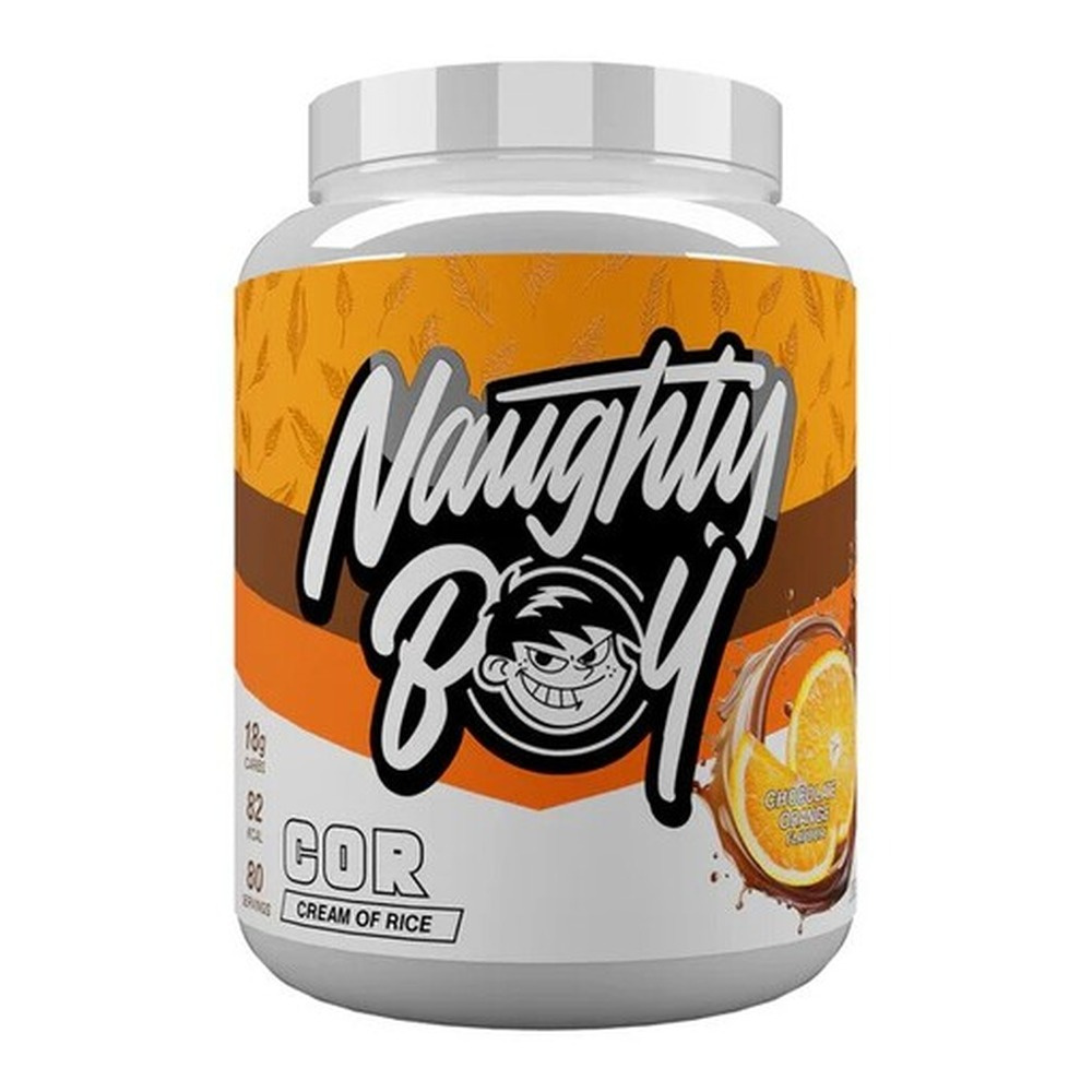 Naughty Boy Cream of Rice Czekolada Pomarańcza Odżywka Węglowodanowa na Energię 2000g