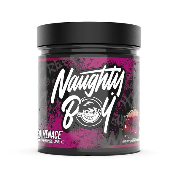 Naughty Boy Menace Cherry Cola Przedtreningówka na Energię i Pompę Mięśniową 420g