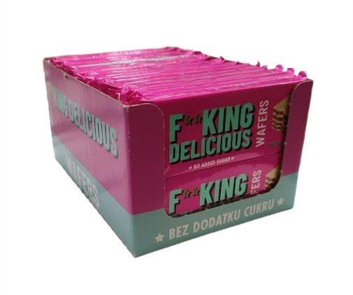 Allnutrition Fitking Delicious Wafers Wafelki Kakaowe Bez Dodatku Cukru 32 x 80g