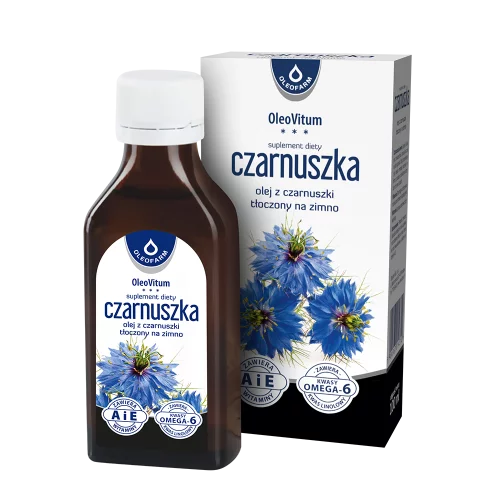 Oleofarm OleoVitum Olej z Czarnuszki Tłoczony na Zimno 100ml Best Before 31.10.26