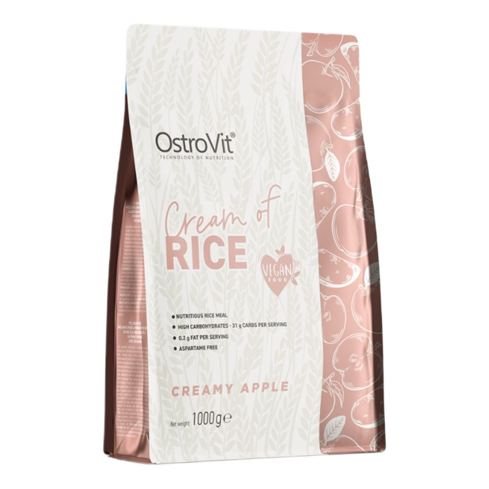OstroVit Cream of Rice, Creamy Apple - 1000g
