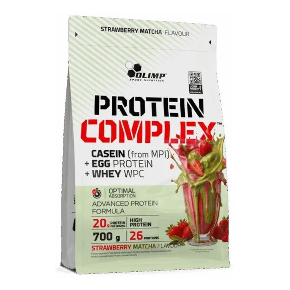 Olimp Nutrition Kompleks Białkowy Truskawkowa Matcha 700g