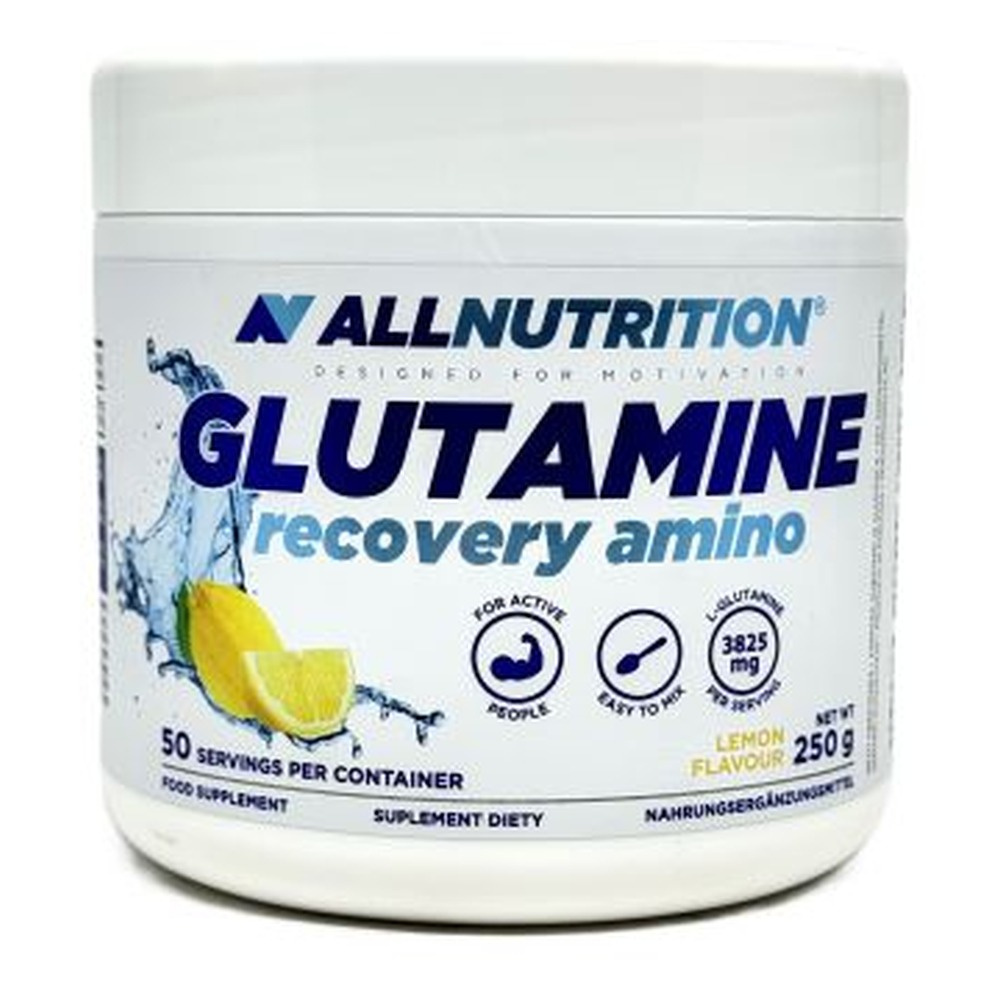 Allnutrition Glutamine Recovery Amino w Proszku z Tauryną i Witaminą C Na Regenerację Mięśni 250g