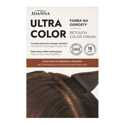 Joanna Ultra Color Retouch Krem Koloryzujący Średni Brąz 15g