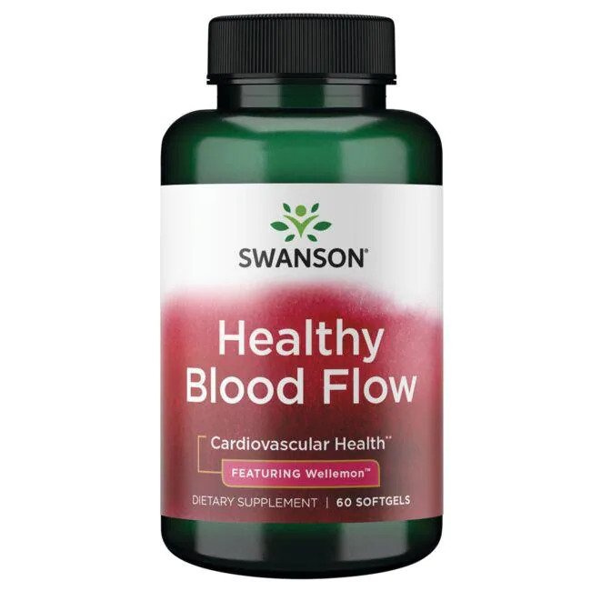 Swanson Healthy Blood Flow na Wsparcie Krążenia i Ciśnienia 60 Kapsułek