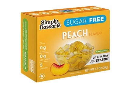 Simply Delish Jel Dessert, Peach - 20g