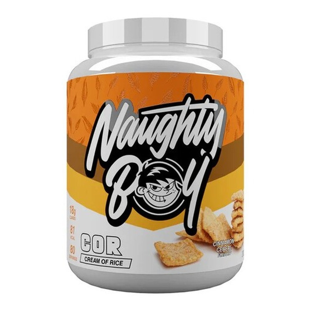Naughty Boy Cream of Rice Cynamonowe Płatki Odżywka Węglowodanowa Na Energię i Wsparcie Mięśni 2000g