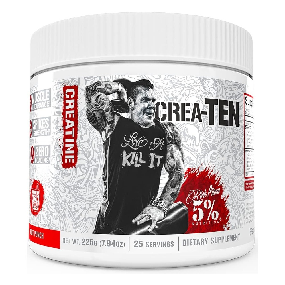 5% Nutrition Crea-TEN Legendary Series, Owocowy poncz 225g