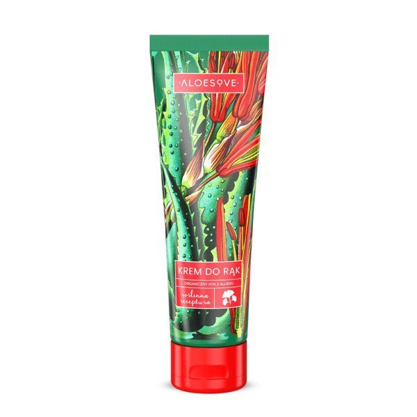 Aloesove Krem do Suchych i Podrażnionych Rąk z Olejem z Pestek Winogron 100ml