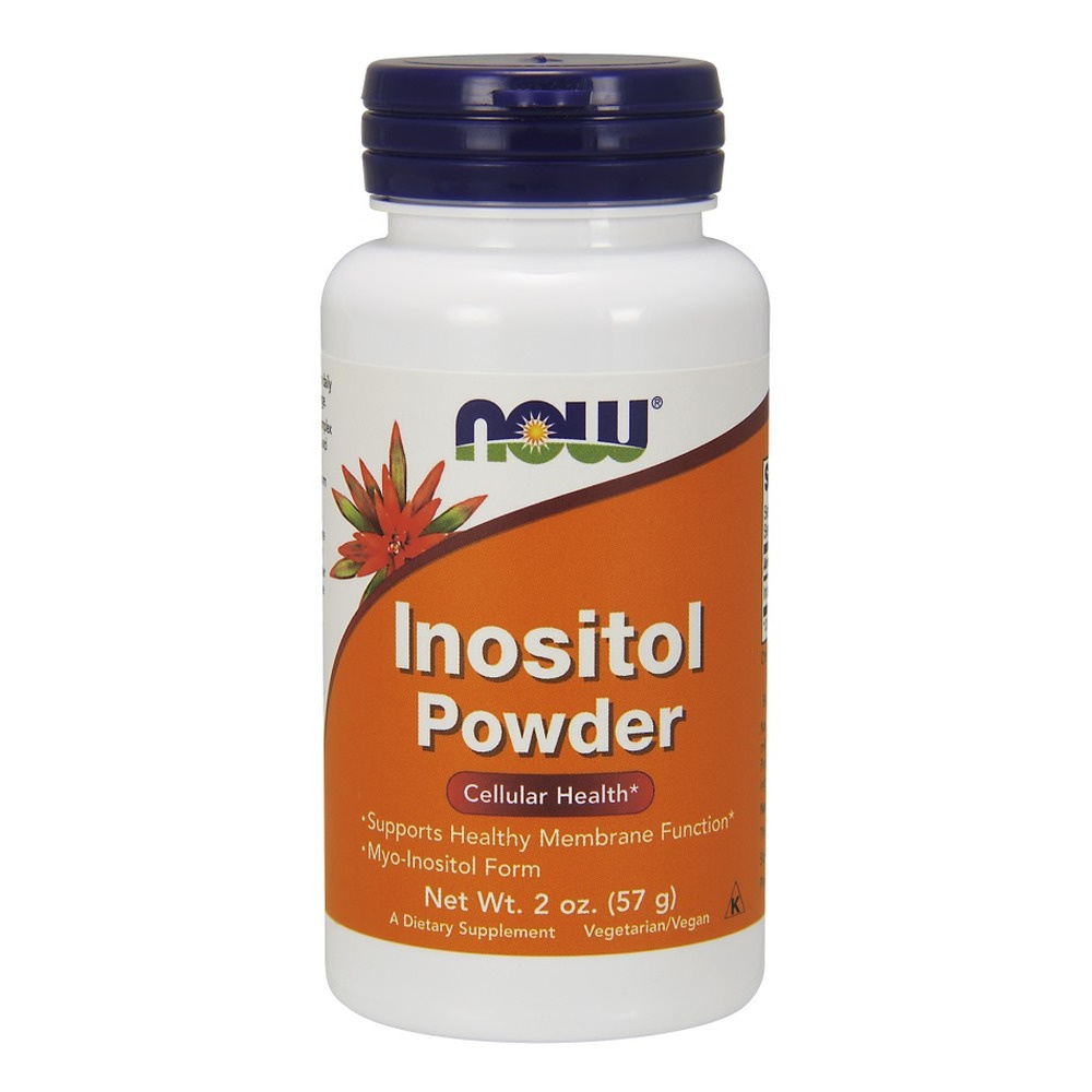 NOW Foods Inozytol w Proszku Na Wsparcie Funkcji Błon Komórkowych 57g