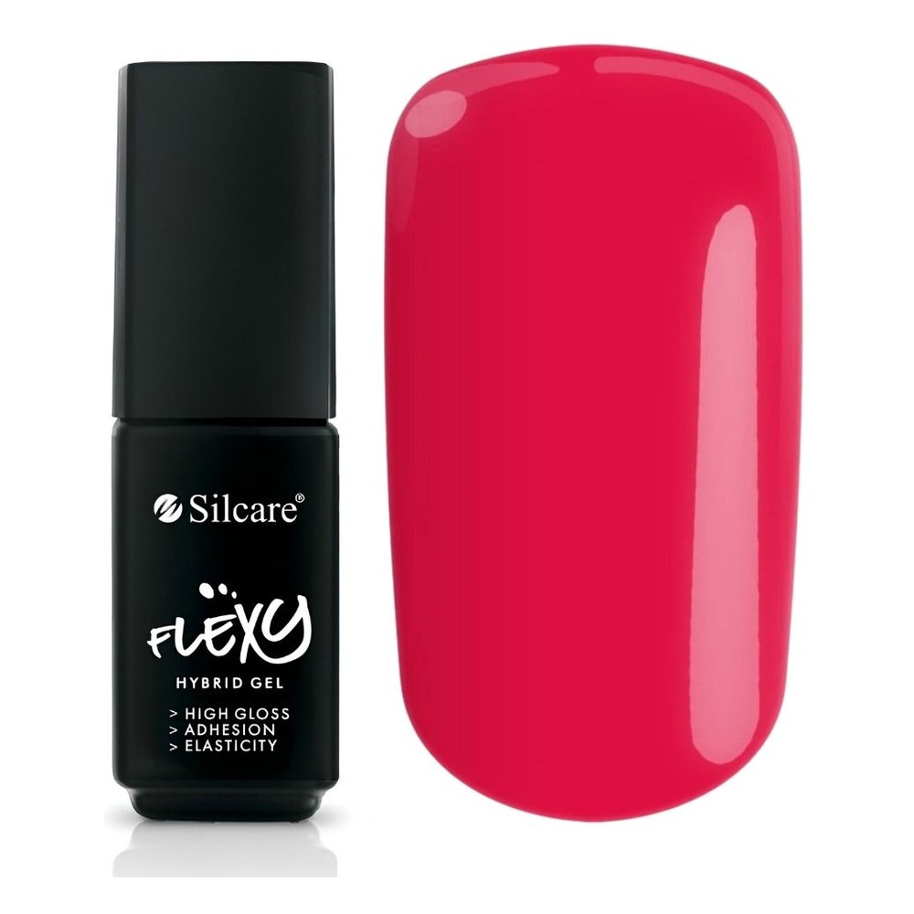 Silcare Flexy lakier hybrydowy UV/LED 14 Classic Red 4.5g