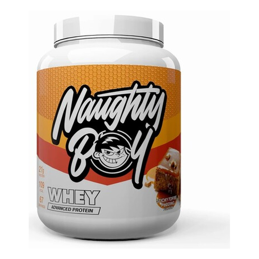 Naughty Boy Advanced Whey Odżywka Białkowa Sticky Toffee Pudding na Wsparcie Mięśni 2010g