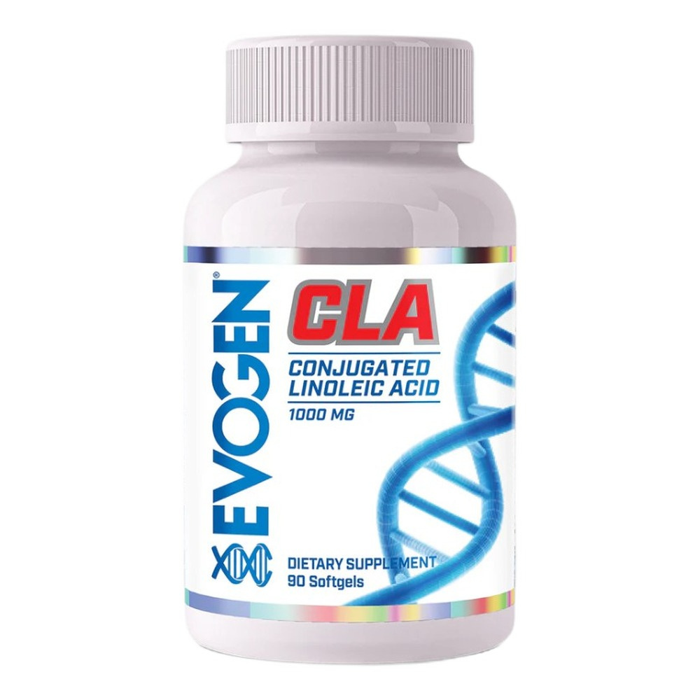 Evogen CLA 1000mg Sprzężony Kwas Linolowy Na Kontrolę Wagi 90 Kapsułek