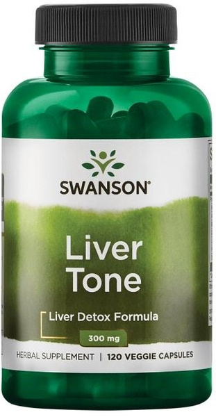 Swanson Liver Tone Formuła Wspierająca Pracę Wątroby 120 Kapsułek
