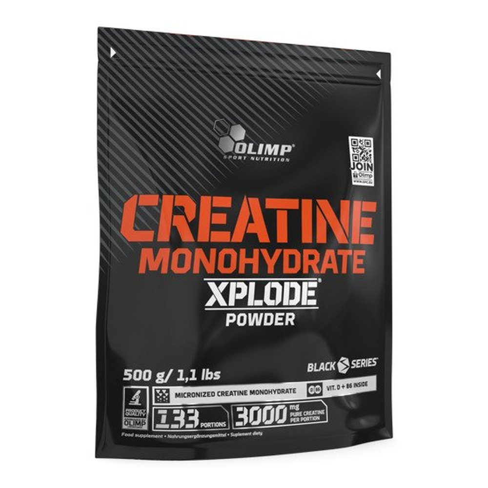 Olimp Nutrition Creatine Xplode Monohydrat Kreatyny na Siłę i Masę Cytrynowy 500g