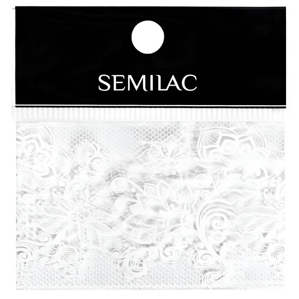 Semilac Nail Transfer Foil White Lace 22