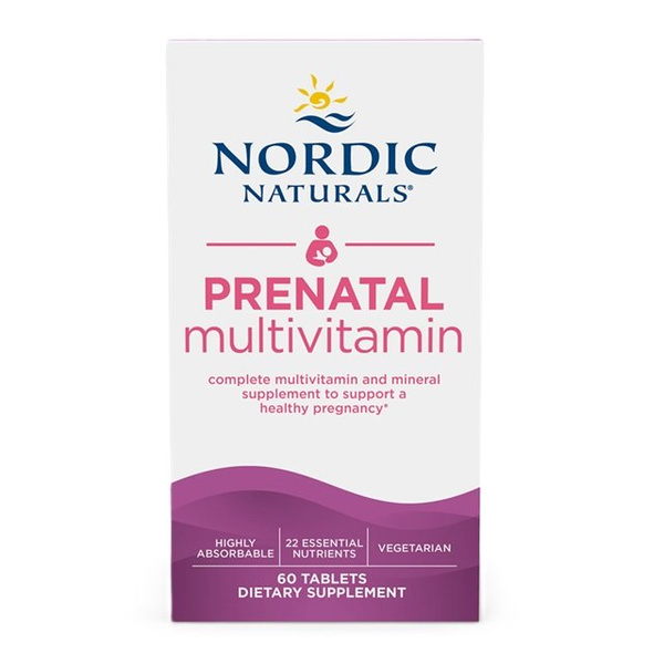 Nordic Naturals Multiwitamina Prenatalna Dla Kobiet w Ciąży 60 Tabletek