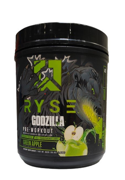 RYSE Godzilla Pre-Workout, Green Apple - 852g