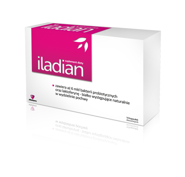 Aflofarm Iladian na Zdrowie Intymne Kobiet 10 Kapsułek Best Before 30.11.26