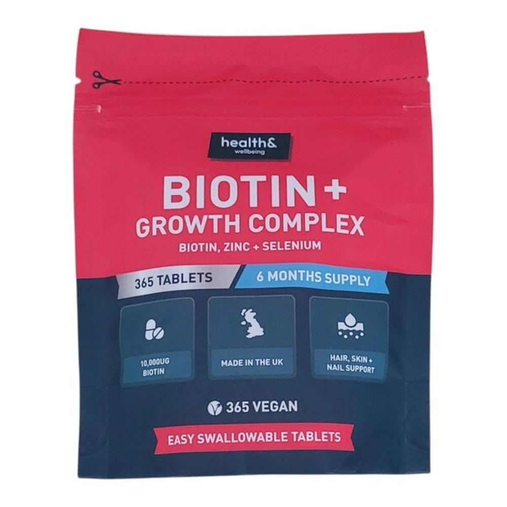 Health&Wellbeing Biotin+ Kompleks Biotyny 365 Tabletek