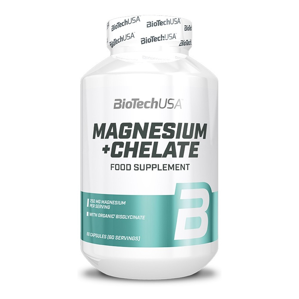 BioTechUSA Magnesium + Chelate Kapsułki z magnezem 60 kapsułek