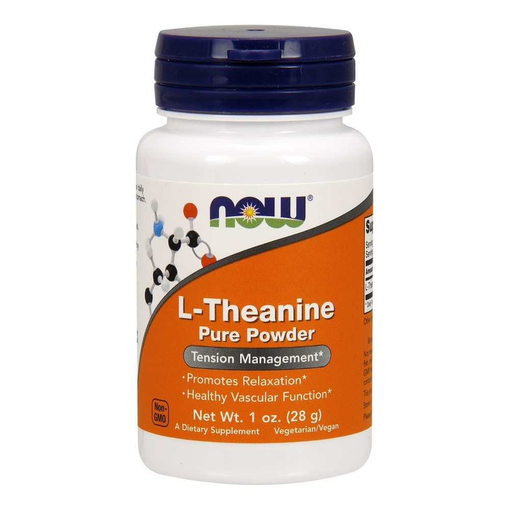 NOW Foods L-Teanina Czysty Proszek Na Relaks 28g