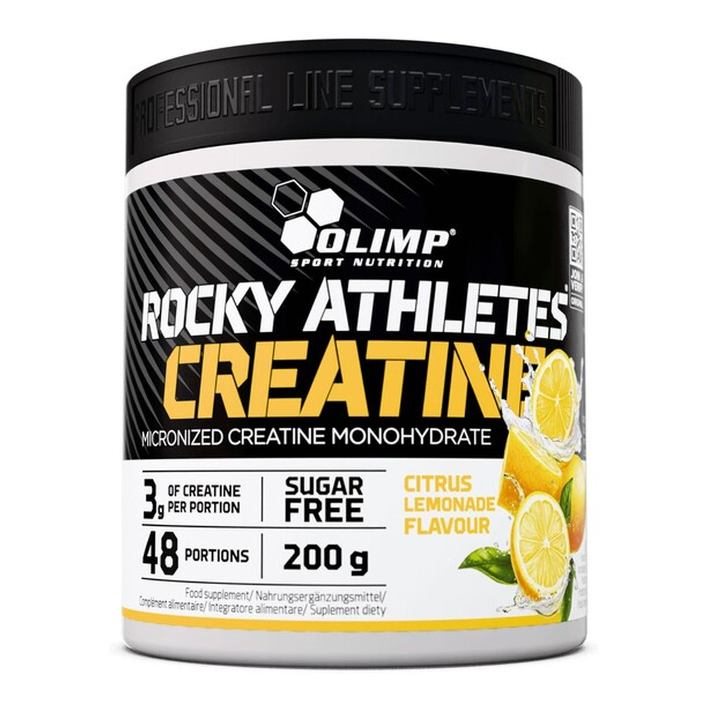 Olimp Nutrition Rocky Athletes Kreatyna z Magnezem i B6 na Wydolność 200g