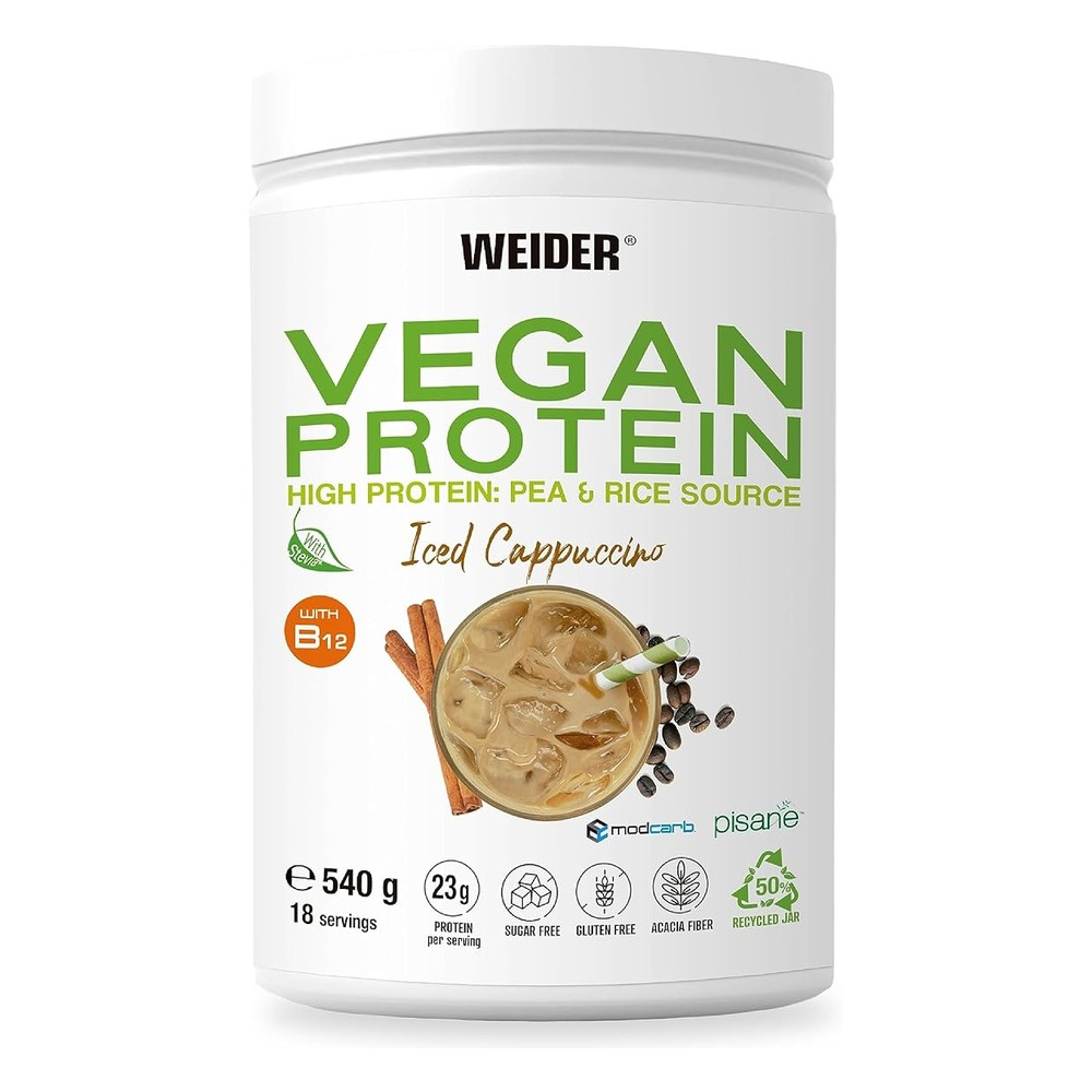 Weider Vegan Protein, Iced Cappuccino - 540g