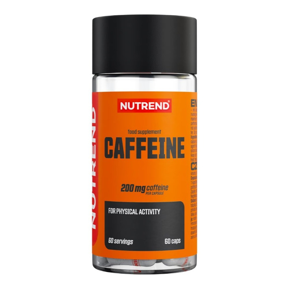 Nutrend Kofeina 200mg Suplement na Energię i Koncentrację 60 Kapsułek